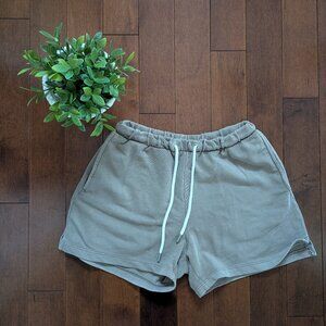 4/$25 H&M NUDE BROWN COMFY COTTON SWEATSHORTS